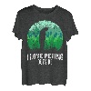 I love peeing outside Naturburschen Bergsteiger Wanderer T-Shirt