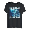 Wanderschuhe An Kopf Aus Bergtour Wanderer T-Shirt