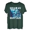 Wanderschuhe An Kopf Aus Bergtour Wanderer T-Shirt