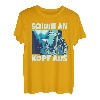 Wanderschuhe An Kopf Aus Bergtour Wanderer T-Shirt