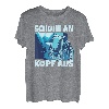 Wanderschuhe An Kopf Aus Bergtour Wanderer T-Shirt