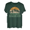Bergsteiger klettern Berge Bergfan Gipfelstürmer Wandern T-Shirt