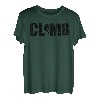 Retro Graphic Climbing Bouldern Rock Climber Mountaineer T-Shirt