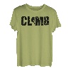Retro Graphic Climbing Bouldern Rock Climber Mountaineer T-Shirt