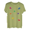 Retro Graphic Climbing Bouldern Rock Climber Mountaineer T-Shirt