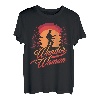 Wander Woman Wandern Trekking Lustig Frauen Bergsteigen T-Shirt