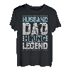 Bergsteigen Ehemann Dad Wandern Legende Wandern Herren T-Shirt
