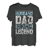 Bergsteigen Ehemann Dad Wandern Legende Wandern Herren T-Shirt
