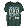 Bergsteigen Ehemann Dad Wandern Legende Wandern Herren T-Shirt