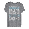 Bergsteigen Ehemann Dad Wandern Legende Wandern Herren T-Shirt