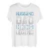 Bergsteigen Ehemann Dad Wandern Legende Wandern Herren T-Shirt
