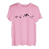 Herzschlag Berg Berge Wandern EKG Bergsteiger Wanderer Puls T-Shirt
