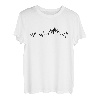 Herzschlag Berg Berge Wandern EKG Bergsteiger Wanderer Puls T-Shirt