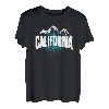 Malerisches kalifornisches Bergwanderer/Bergsteiger Cool & Trendy Cali T-Shirt