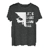 Life Is Short Climb Tall Kletterer Sportklettern Bouldern T-Shirt