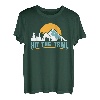Bergsteiger Hit the Trail Wanderlust Berge Wandern Bergfan T-Shirt