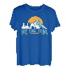 Bergsteiger Hit the Trail Wanderlust Berge Wandern Bergfan T-Shirt
