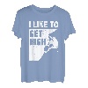 I Like To Get High Bouldering, Bergsteigen, Klettern T-Shirt