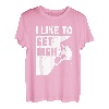 I Like To Get High Bouldering, Bergsteigen, Klettern T-Shirt