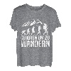 Wanderlust Berge Wanderer Bergsteiger Bergfan Wandern T-Shirt