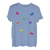 Retro Graphic Climbing Bouldern Rock Climber Mountaineer T-Shirt