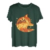 Mond, Wald, Fuchs, Jagd, Bergfuchsflüsterer T-Shirt