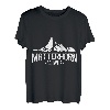 Matterhorn Berge Bergsteiger und Wanderer Alpen Bergfan T-Shirt