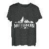 Matterhorn Berge Bergsteiger und Wanderer Alpen Bergfan T-Shirt