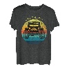 Colorado Hapfox Truck Amerikanische Flagge und Berge T-Shirt