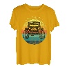 Colorado Hapfox Truck Amerikanische Flagge und Berge T-Shirt