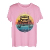 Colorado Hapfox Truck Amerikanische Flagge und Berge T-Shirt