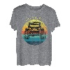 Colorado Hapfox Truck Amerikanische Flagge und Berge T-Shirt