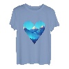 Wanderliebe Bergmotiv für Bergsteiger & Bergwanderer T-Shirt