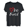 Be Happy Be Heart of Art schönes Herbst Sommer Outfit T-Shirt