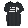 Chalk Climb Repeat Kletterer Sportklettern Bouldern T-Shirt