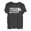 Chalk Climb Repeat Kletterer Sportklettern Bouldern T-Shirt