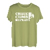 Chalk Climb Repeat Kletterer Sportklettern Bouldern T-Shirt