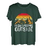 I love peeing outside Wanderer lustig Berge Bergliebe T-Shirt
