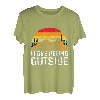 I love peeing outside Wanderer lustig Berge Bergliebe T-Shirt
