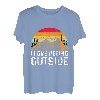 I love peeing outside Wanderer lustig Berge Bergliebe T-Shirt