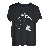 Skifahrer, Berge, Springen, Skifahren, Skifahren T-Shirt