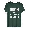 Klettern als Therapie Ironischer Kletterer Hobbysport T-Shirt