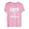 Klettern als Therapie Ironischer Kletterer Hobbysport T-Shirt