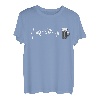 Herzschlag Berge und Bier Tshirt Biertrinker Geschenk T-Shirt