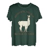 Lustiges Wandern TShirt LAMA ALPAKA Geschenk Bergsteiger T-Shirt