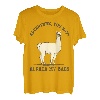 Lustiges Wandern TShirt LAMA ALPAKA Geschenk Bergsteiger T-Shirt