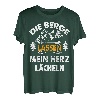 Die Berge Lassen Mein Herz Lächeln Wander Spruch T-Shirt