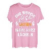 Die Berge Lassen Mein Herz Lächeln Wander Spruch T-Shirt