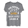 Die Berge Lassen Mein Herz Lächeln Wander Spruch T-Shirt