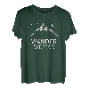 Damen Frauen Damen Wander Woman Hobby Geschenk Berge T-Shirt
